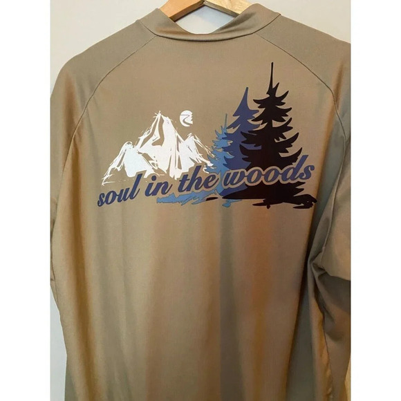 MALOJA Mens SS Zip Cycling Bike Jersey in Tan Pockets Size XXL Soul in the Woods - Picture 14 of 16